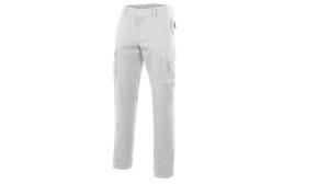 PANTALON MULTIBOLSILLOS ECONOMICO BLANCO