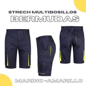 BERMUDA 103010S MARINO/AMARILLO FLUOR