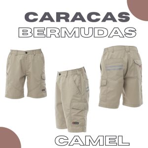 BERMUDA PAYPER CARACAS CAMEL