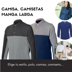CAMISETAS Y CAMISAS MANGA LARGA