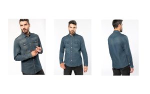 CAMISA DENIM HOMBRE
