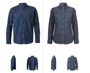 CAMISA DENIM STRECH MUJER