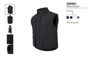 CHALECO 205901 NEGRO