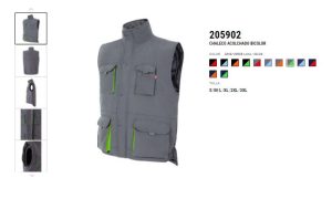 CHALECO 205902 GRIS VERDE