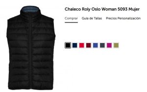 CHALECO OSLO NEGRO