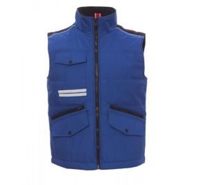 CHALECO PONGEE RIPSTOP AZUL REAL NEGRO