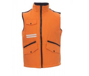 CHALECO PONGEE RIPSTOP HUMO NARANJA