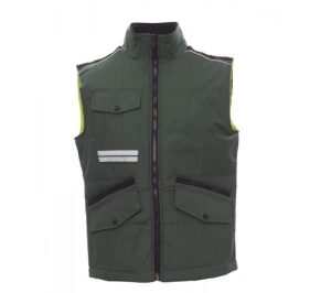CHALECO PONGEE RIPSTOP HUMO NEGRO