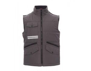 CHALECO PONGEE RIPSTOP NEGRO ACERO