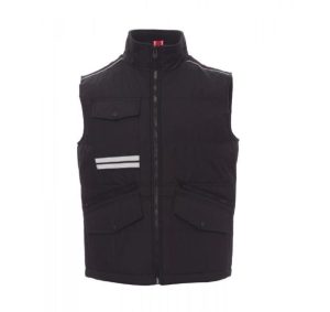 CHALECO STAR PONGEE NEGRO