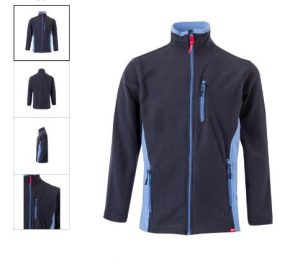 CHAQUETA POLAR 201504 AZUL NAVI CELESTE