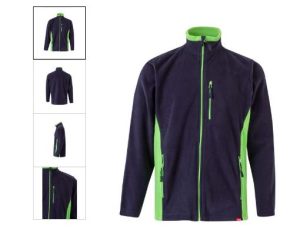 CHAQUETA POLAR 201504 AZUL NAVI VERDE LIMA