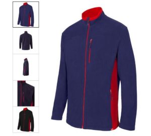 CHAQUETA POLAR 201504 AZUL NAVI ROJO