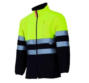 CHAQUETA POLAR AZUL AMARILLO