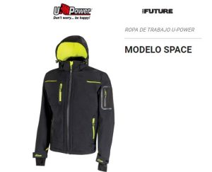 CHAQUETA SCREEN MARINO AMARILLO FLUOR