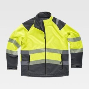 CHAQUETA WORKSELL S950 MARINO AMARILLO